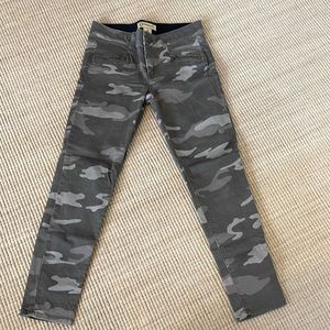 Women’s Democracy Mid-rise Camo Green Gray Ankle Chino Jeans Ab Technology 6